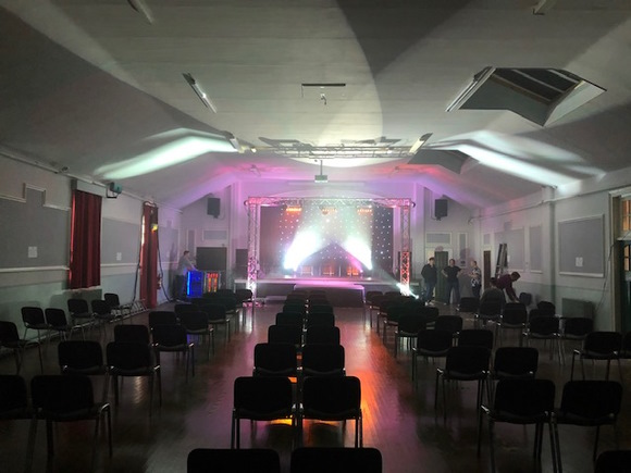 Picture showing inside of Milton Hall
